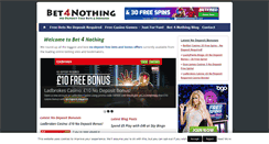 Desktop Screenshot of bet4nothing.com